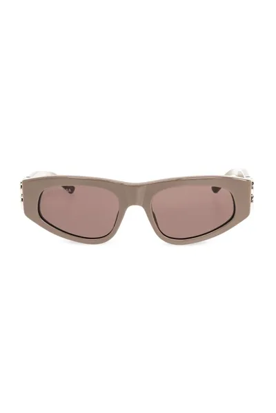 Balenciaga Eyewear Dynasty Sunglasses In Grey