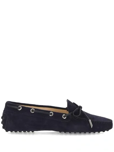 Tod's Flat Shoes In Blue