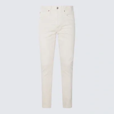 Tom Ford White Denim Stretch Jeans