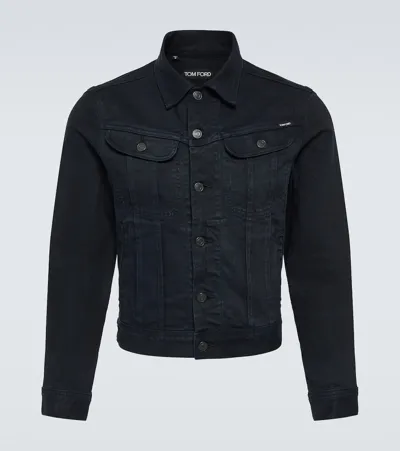 Tom Ford Iconic Denim Jacket In Blue