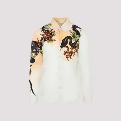 Dries Van Noten Floral In Beige