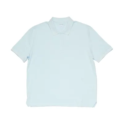 Bottega Veneta Short Sleeved Polo Shirt In Blue