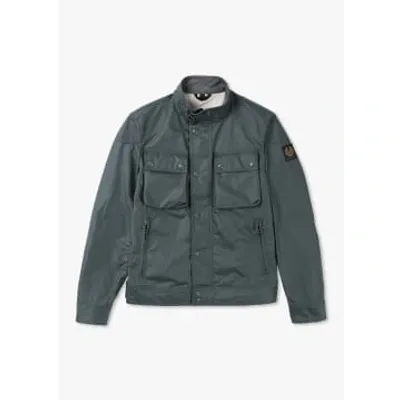 Belstaff Mens Racemaster Jacket In Dark Mineral Green