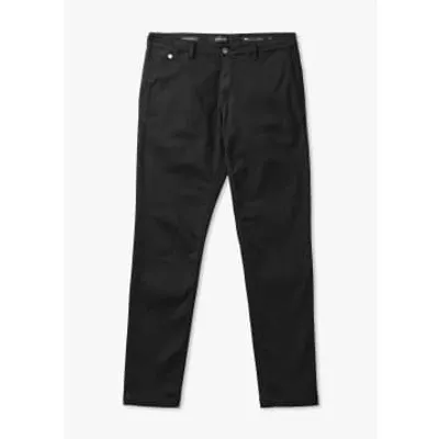 Replay Mens Benni Chino Hyperflex X-lite Trousers In Black In Black Fabric