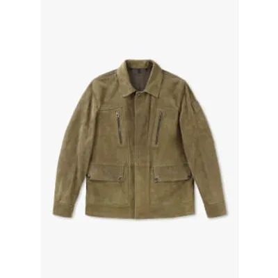 Belstaff Mens Continental Jacket In Fatigue In Brown Fabric