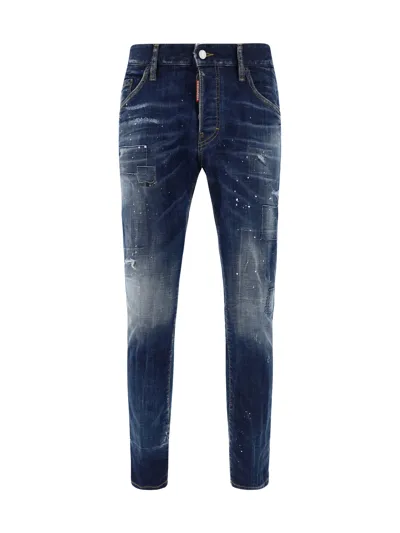 Dsquared2 Jeans In Navy Blue