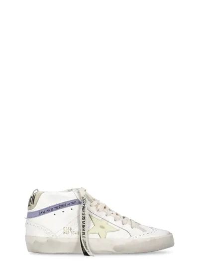 Golden Goose Mid Star Sneaker In White