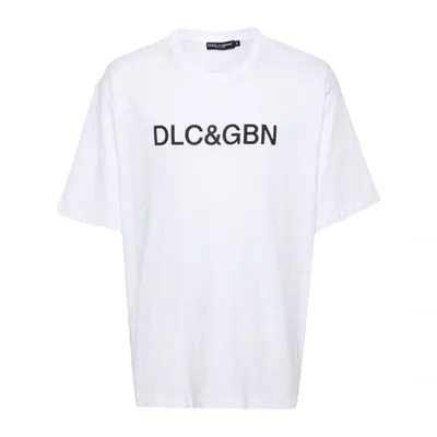 Dolce & Gabbana Logo-print Cotton T-shirt In White