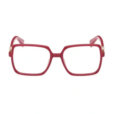 Max Mara Mm5108 075 Glasses In Rosso