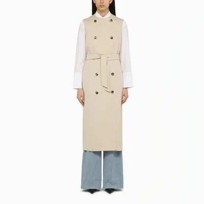 Max Mara Coats In Beige