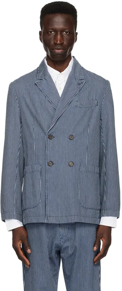 Universal Works Indigo Manor Denim Blazer