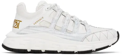 Versace White Trigreca Sneakers