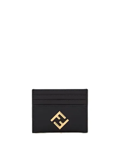 Fendi Card Case In Black