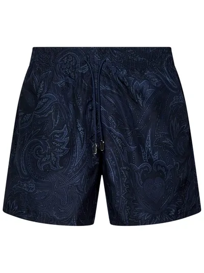 Etro Boxer Costume. In Blu