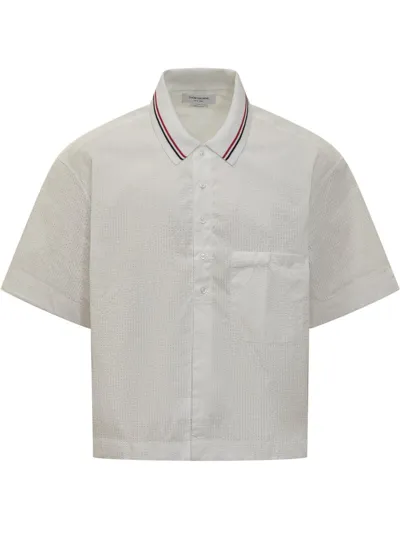 Thom Browne Buttoned Short In White