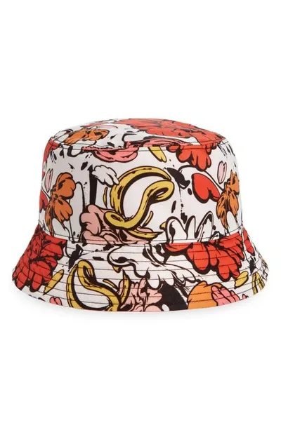 Christian Louboutin X Shun Sudo Bobino Bucket Hat In White Multi