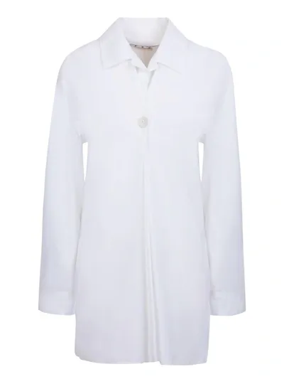 Off-white Poplin Shirt In White