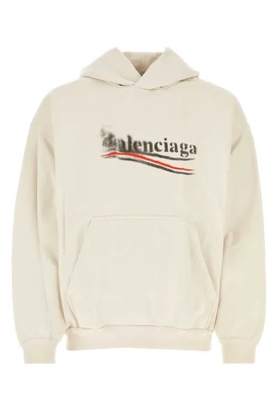 Balenciaga Sweatshirts In White