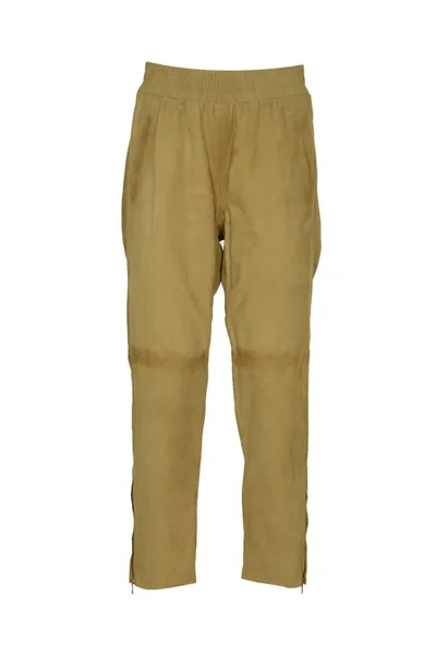 Golden Goose Deluxe Brand Zipped Detailed Trousers In Brown