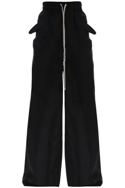 Rick Owens Pantaloni Lido In Japonette In Black