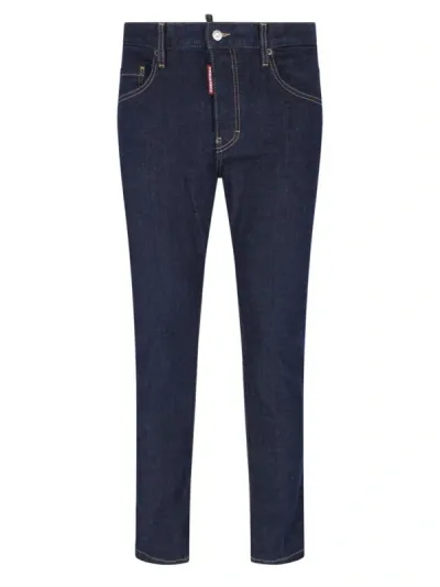 Dsquared2 Tapered-leg Jeans In Blue