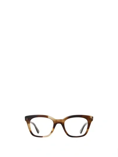 Garrett Leight Eyeglasses In Khaki Tortoise