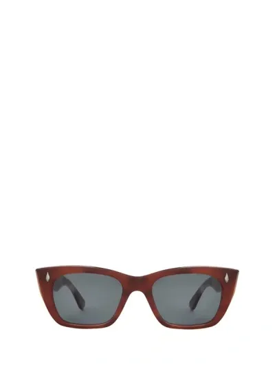 Garrett Leight Sunglasses In Vintage Burnt Tortoise