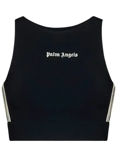 Palm Angels Sports Top In Nero