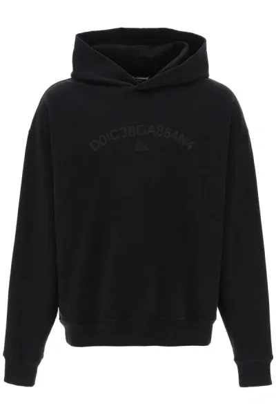 Dolce & Gabbana Cotton Sweatshirt In Black