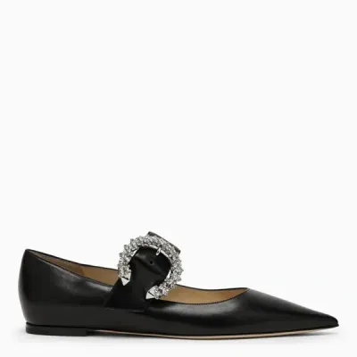 Jimmy Choo Melva Ballet Flat In Black