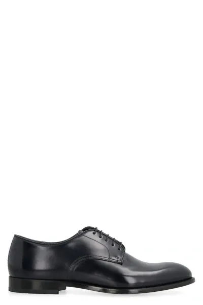 Doucal's Leather Loafers In Black