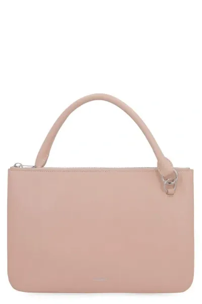 Jil Sander Leather Handbag In Pink