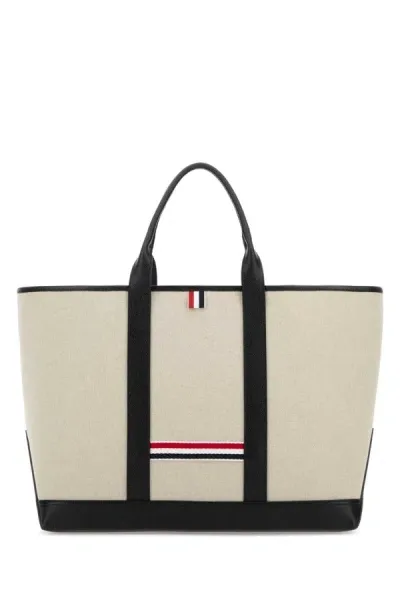 Thom Browne Handbags. In Beige O Tan