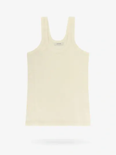 Lemaire Tank Top In Ivory