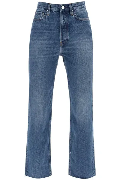 Totême Toteme Classic Cut Jeans In Blue