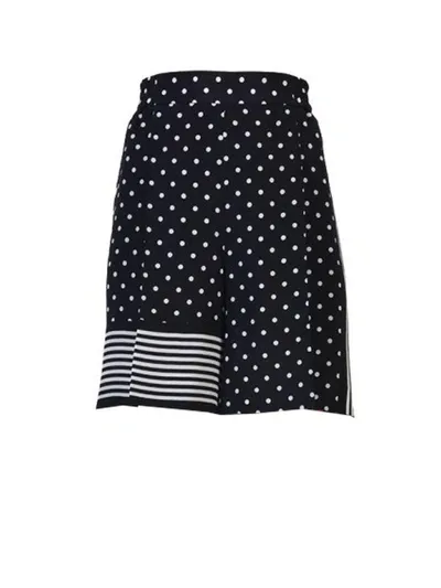 Stella Mccartney Zandra Printed Silk Crepe De Chine Shorts In Black