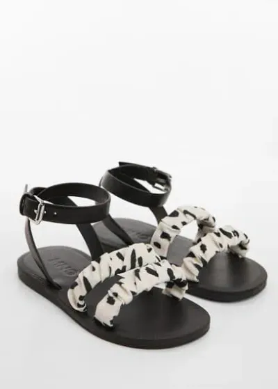 Mango Kids' Sandales In Black