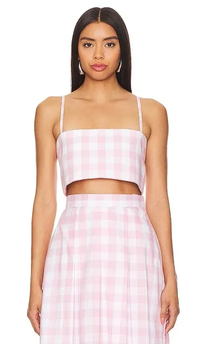 Azeeza Walton Top In Pink