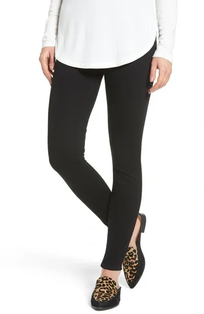 Spanx Plus Ankle Jean-ish Leggings In Very Black