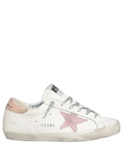 Pre-owned Golden Goose Sneaker Damen Super-star Gwf00101.f005355.11691 Optic White - Antiq In Weiss