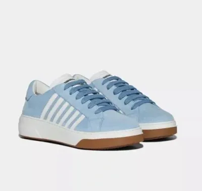 Pre-owned Dsquared2 Dsquared Sneaker Damen Light Blue Gr. 42 Sale In Blau