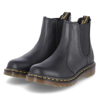 Pre-owned Dr. Martens' Dr. Martens Chelsea Boots Damen Glattleder Schwarz