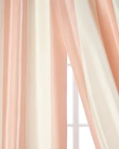 Home Silks Each Hampton Curtain, 108"l In Pink