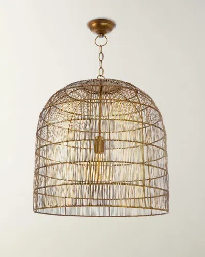 Regina Andrew Fresco Metal Pendant Light In Gold