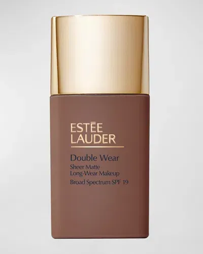 Estée Lauder Double Wear Sheer Matte Longwear Makeup - Spf 19 In C Rich Java (very Deep With Cool Brown U