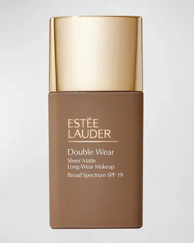 Estée Lauder Double Wear Sheer Matte Longwear Makeup - Spf 19 In N Truffle (very Deep With Neutral Subtle