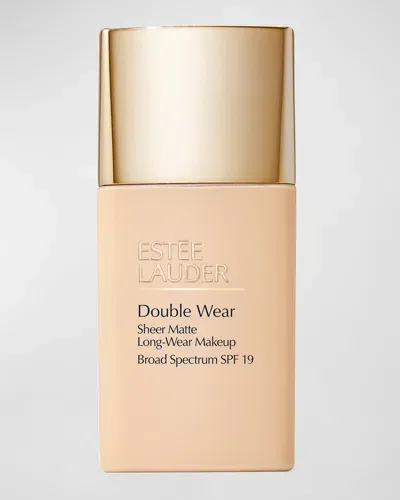 Estée Lauder Double Wear Sheer Matte Longwear Makeup - Spf 19 In W Bone (light With Warm Undertones)