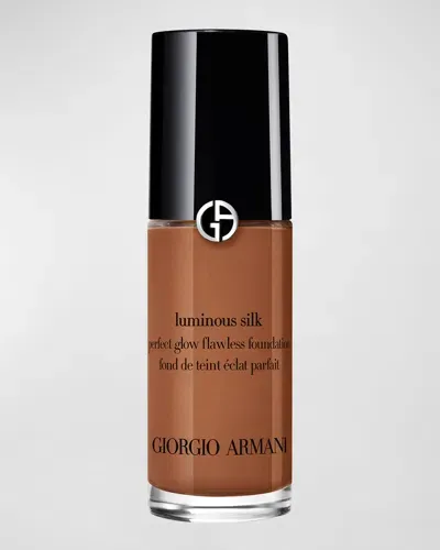 Armani Collezioni Luminous Silk Perfect Glow Flawless Oil-free Foundation Mini In 12 Deep/red