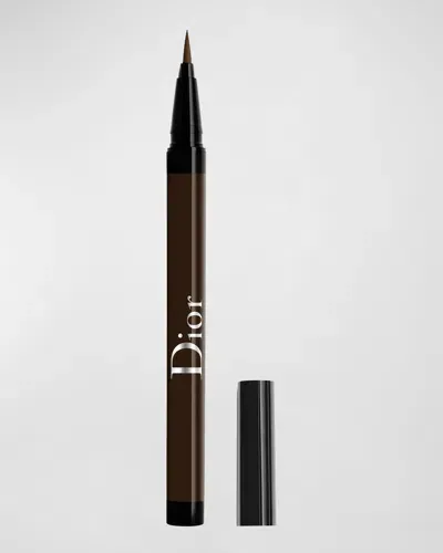 Dior Show On Stage Waterproof Liquid Eyeliner In 781 Matte Brown