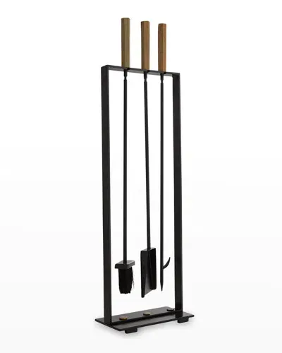 Arteriors Landt Fireplace Toolset In Black